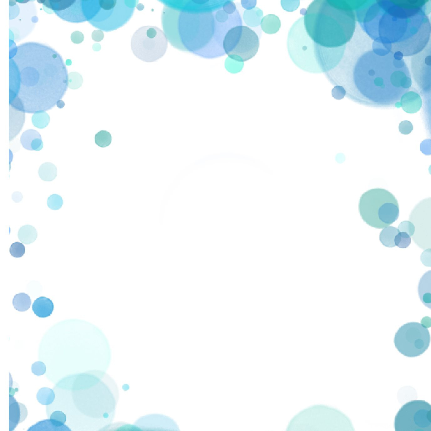 Watercolor Bubbles Background